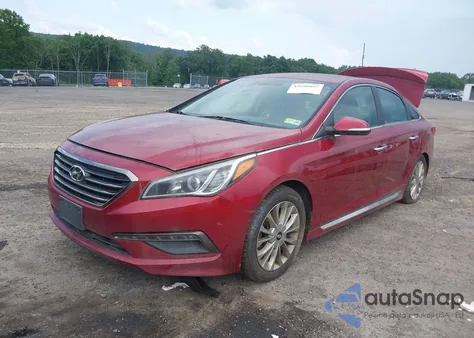 2015 Hyundai Sonata Limited z USA, uszkodzony, nr VIN 5NPE34AF8FH015008